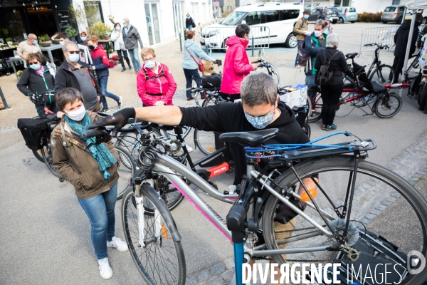 Place au vélo dans le Morbihan