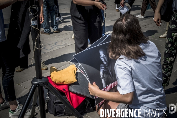 Rassemblement pour la libération d Olivier Dubois