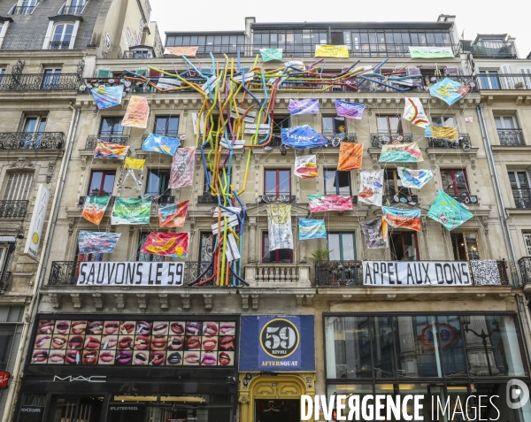 Le squat du 59 rue de rivoli