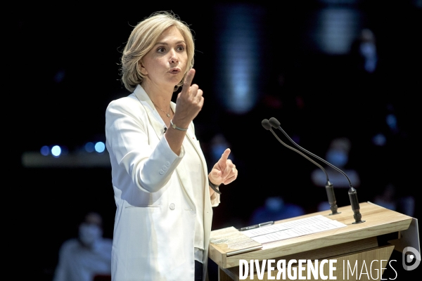 Valerie Pecresse, premier meeting physique regionales 2021