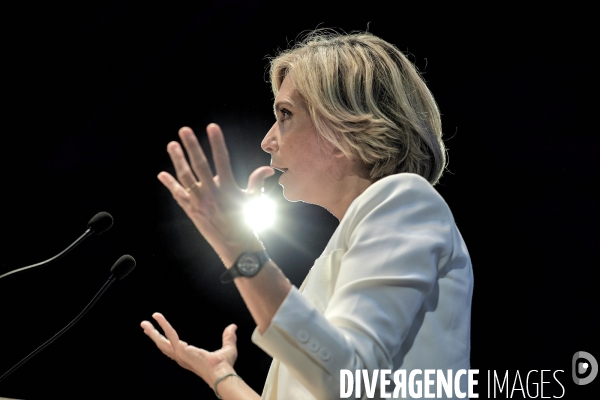 Valerie Pecresse, premier meeting physique regionales 2021