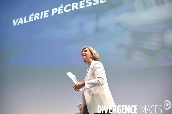 Valerie Pecresse, premier meeting physique regionales 2021