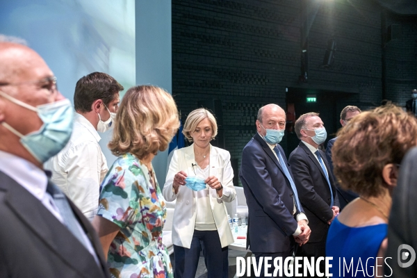 Valerie Pecresse, premier meeting physique regionales 2021