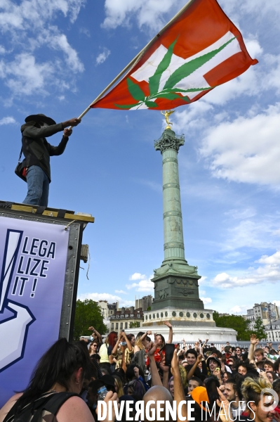 Cannaparade 2021. Marche Mondiale pour le Cannabis