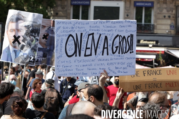 Paris, Marche des libertes Juin 2021