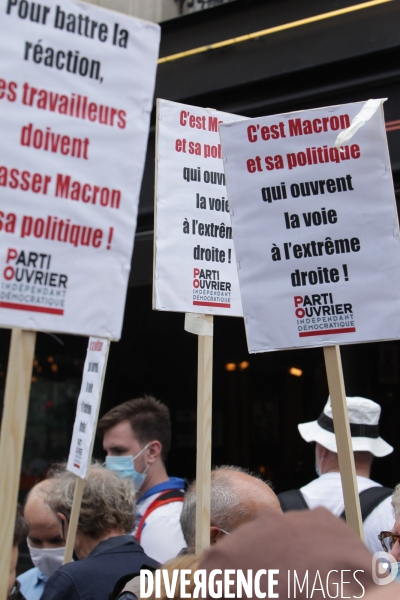 Paris, Marche des libertes Juin 2021