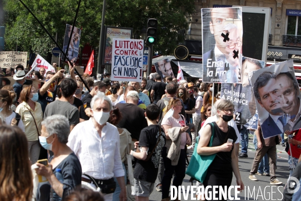 Paris, Marche des libertes Juin 2021