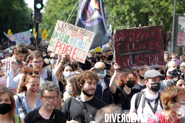 Paris, Marche des libertes Juin 2021