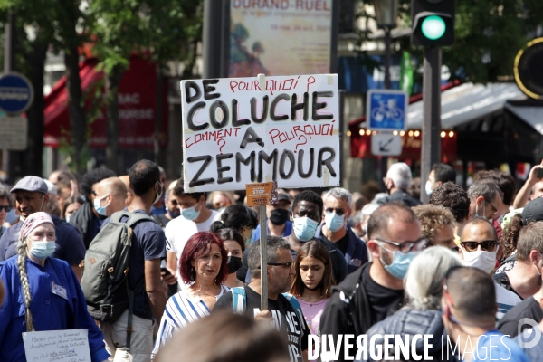 Paris, Marche des libertes Juin 2021