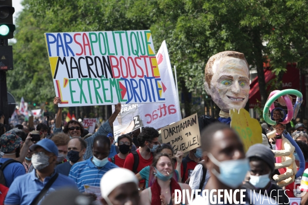 Paris, Marche des libertes Juin 2021