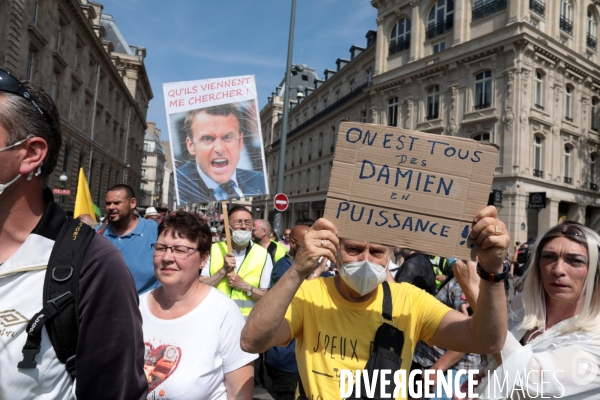 Paris, Marche des libertes Juin 2021