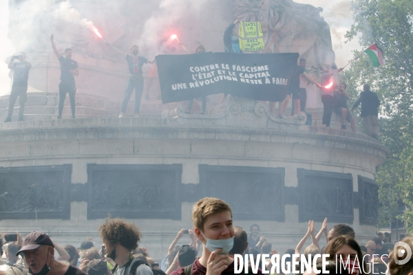 Paris, Marche des libertes Juin 2021