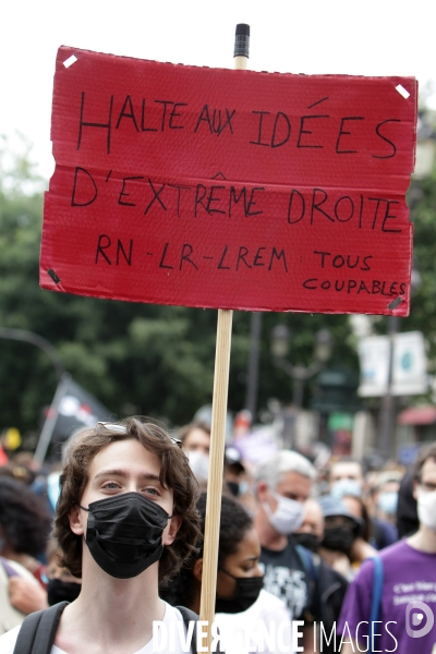 Paris, Marche des libertes Juin 2021