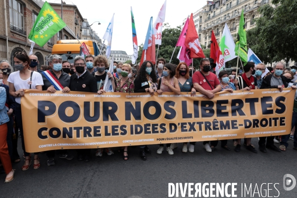 Paris, Marche des libertes Juin 2021