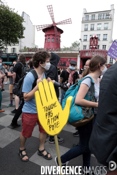 Paris, Marche des libertes Juin 2021