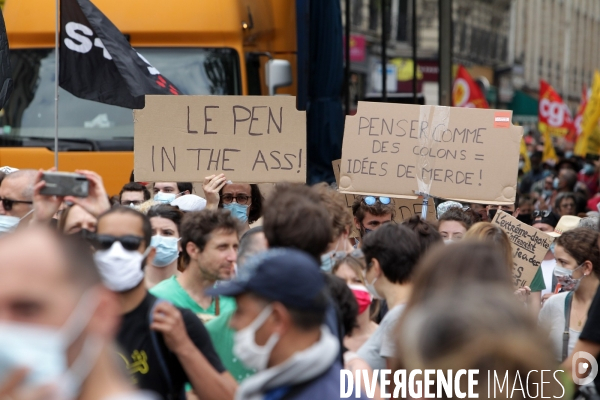 Paris, Marche des libertes Juin 2021