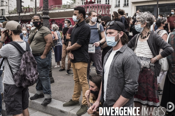 Marche des libertés contre les idées d extrême droite.