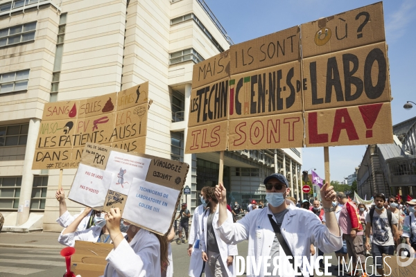 Manifestation CGT des hospitaliers