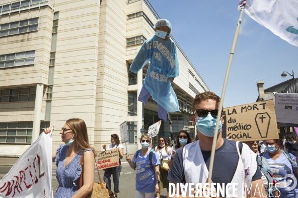 Manifestation CGT des hospitaliers