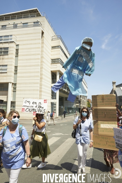 Manifestation CGT des hospitaliers