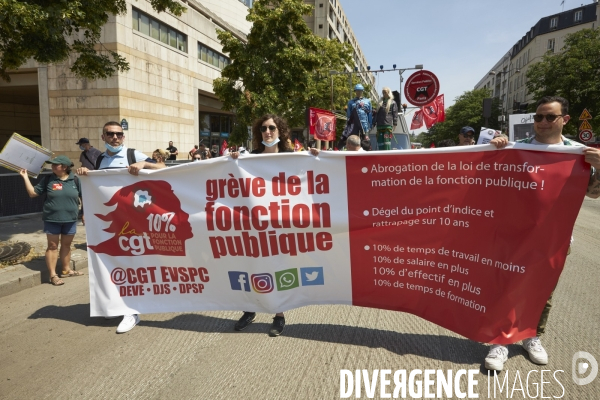 Manifestation CGT fonction publique