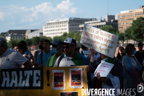 Genève - Rassemblement contre le sommet Biden-Poutine