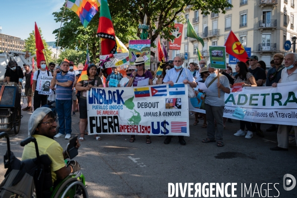 Genève - Rassemblement contre le sommet Biden-Poutine