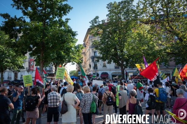 Genève - Rassemblement contre le sommet Biden-Poutine