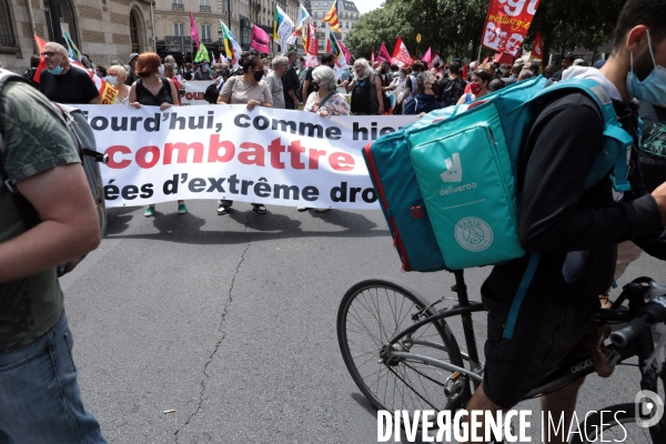 Paris, Marche des libertes Juin 2021