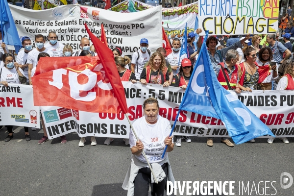 Manifestation contre la reforme de l assurance chômage