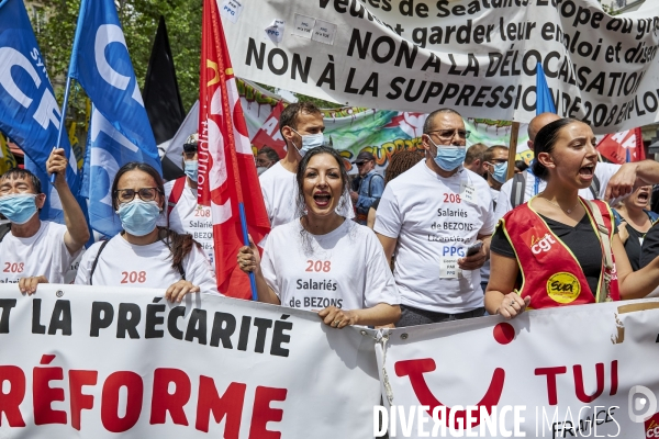 Manifestation contre la reforme de l assurance chômage