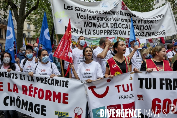 Manifestation contre la reforme de l assurance chômage