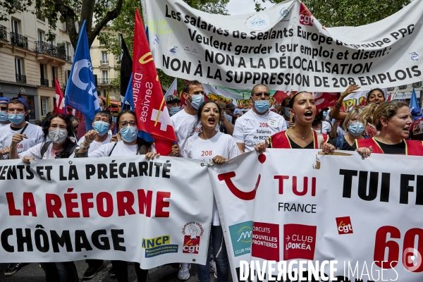 Manifestation contre la reforme de l assurance chômage