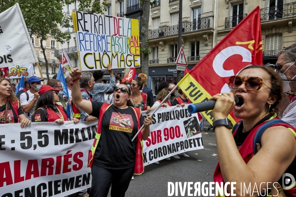 Manifestation contre la reforme de l assurance chômage