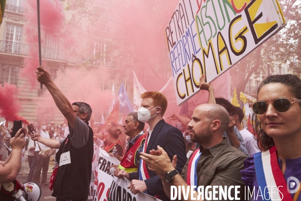 Manifestation contre la reforme de l assurance chômage