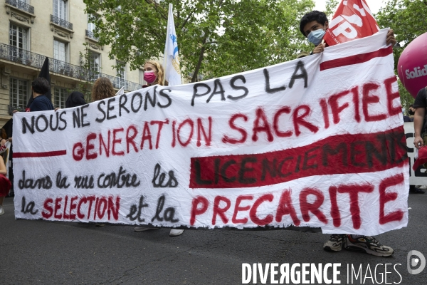 Manifestation contre la reforme de l assurance chômage