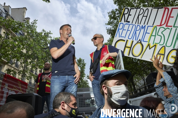 Manifestation contre la reforme de l assurance chômage