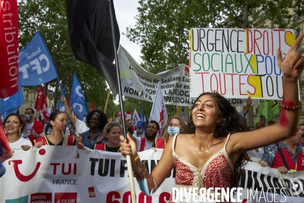 Manifestation contre la reforme de l assurance chômage