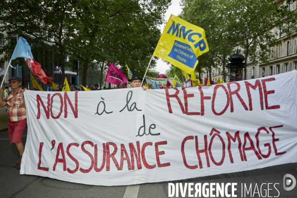 Manifestation contre la reforme de l assurance chômage