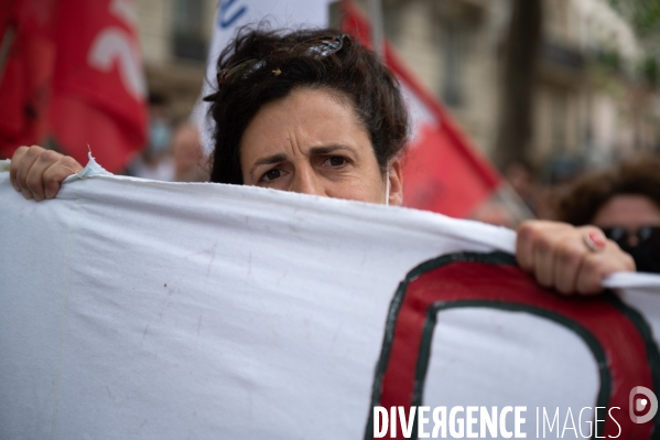 Manifestation contre les licenciements et la réfome des retraites