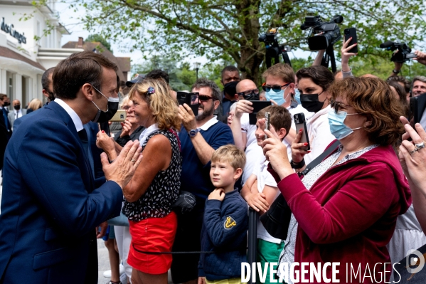 Vote d Emmanuel Macron aux élections départementales et régionales.