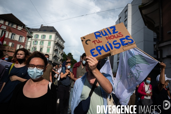 Lausanne - Le CHUV en grève