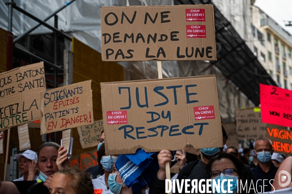Lausanne - Le CHUV en grève