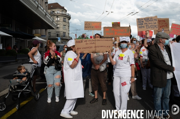 Lausanne - Le CHUV en grève