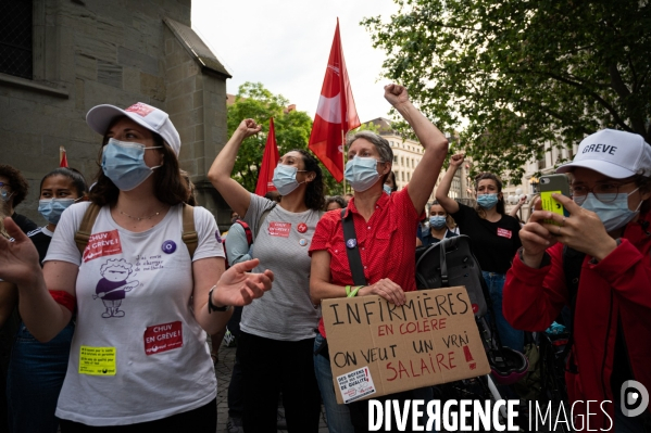 Lausanne - Le CHUV en grève