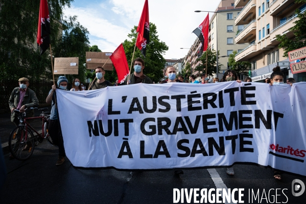 Lausanne - Le CHUV en grève