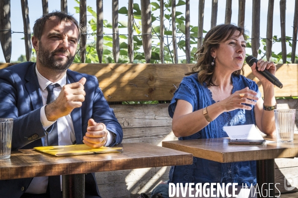 Elections regionales 2021 en Occitanie / Carole Delga à Montpellier