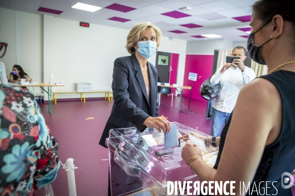 Valerie Pécresse - vote regionales 1er tour