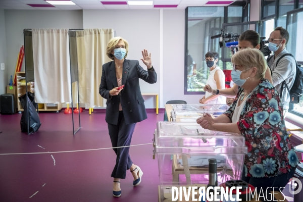 Valerie Pécresse - vote regionales 1er tour