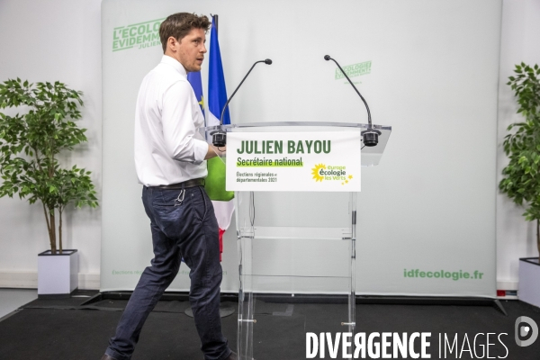 Julien Bayou - soiree electorale regionales 1er tour